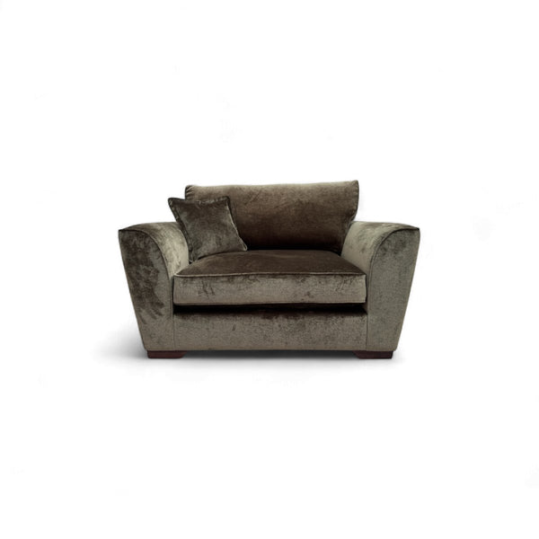 The Newbury Loveseat, Chenille Olive All Over