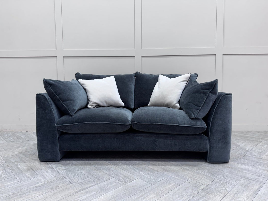 The Ziggy 2 Seater Sofa, Chenille Charcoal Mix