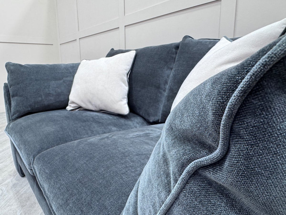 The Ziggy 2 Seater Sofa, Chenille Charcoal Mix