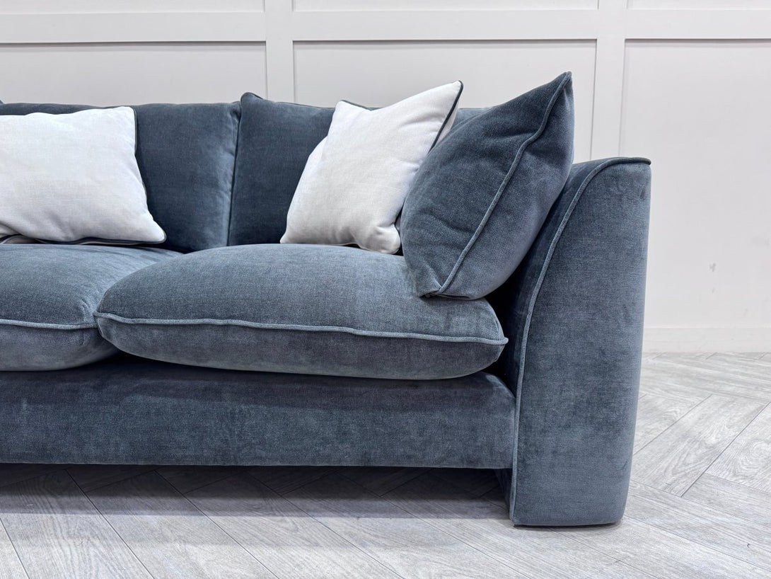 The Ziggy 2 Seater Sofa, Chenille Charcoal Mix