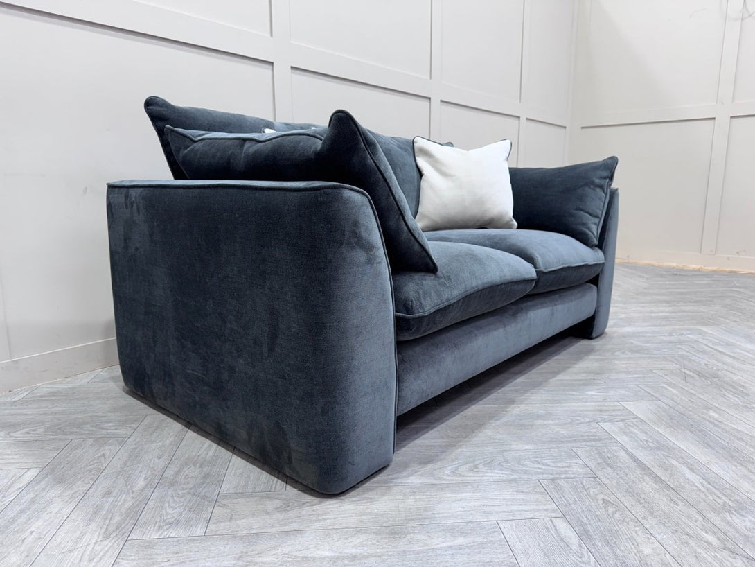 The Ziggy 2 Seater Sofa, Chenille Charcoal Mix