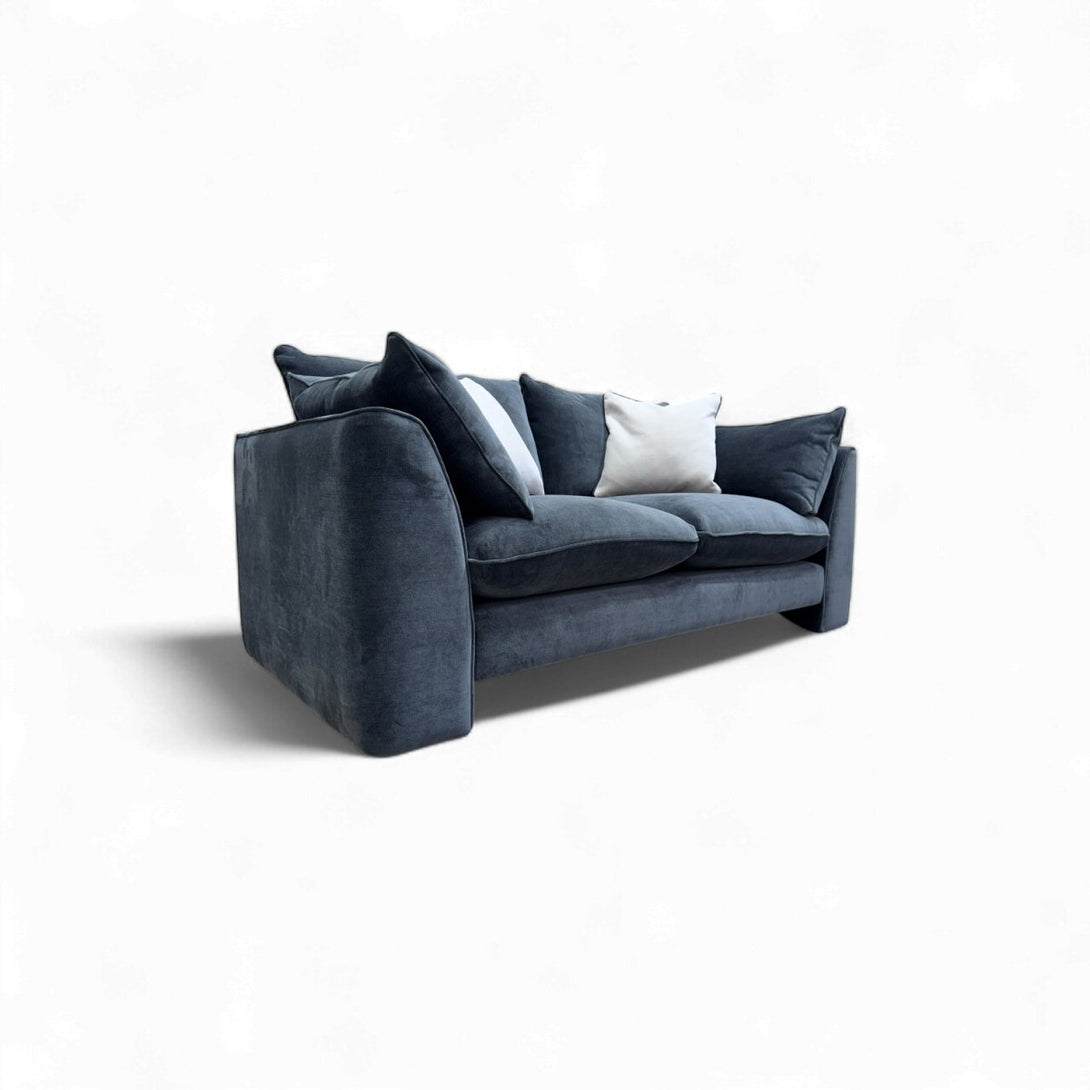 The Ziggy 2 Seater Sofa, Chenille Charcoal Mix