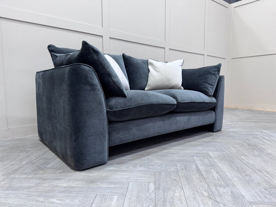 The Ziggy 2 Seater Sofa, Chenille Charcoal Mix