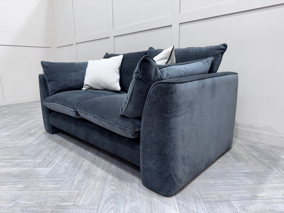 The Ziggy 2 Seater Sofa, Chenille Charcoal Mix