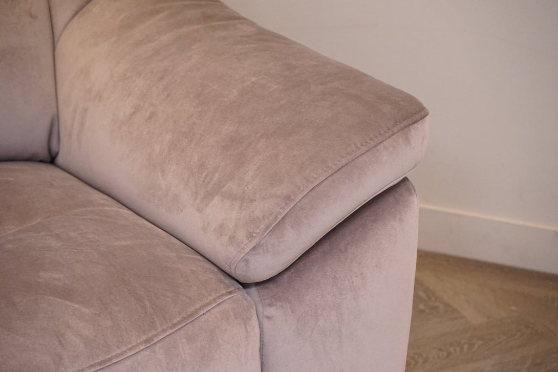 Tide Fabric Armchair, Dusk Velvet Silver