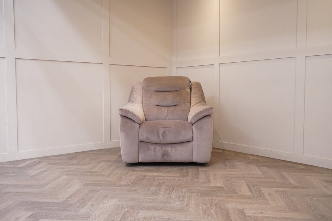 Tide Fabric Armchair, Dusk Velvet Silver