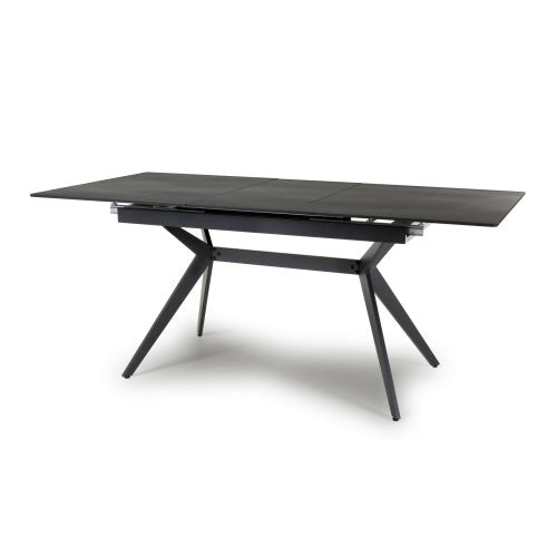 Timor 1.8m Extending Dining Table, Black