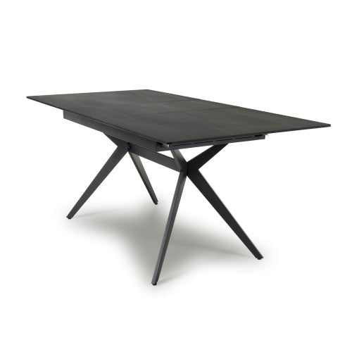 Timor 1.8m Extending Dining Table, Black