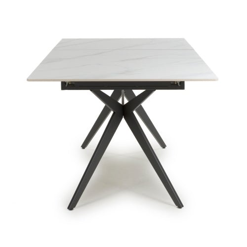 Timor 1.8m Extending Dining Table, White