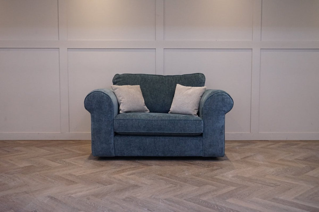 Titan Snuggle Sofa, Chenille Teal