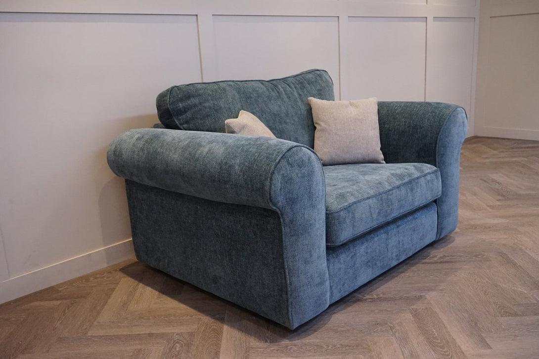 Titan Snuggle Sofa, Chenille Teal
