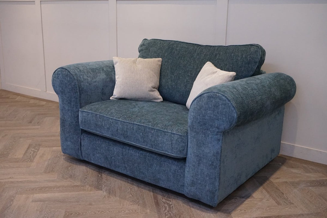 Titan Snuggle Sofa, Chenille Teal