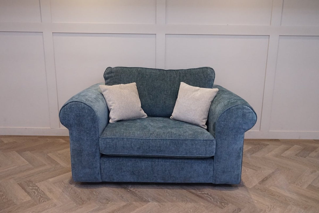 Titan Snuggle Sofa, Chenille Teal