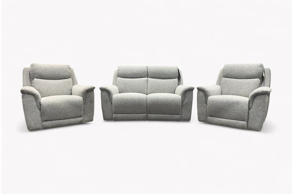 Henley 2+1+1 Seater Power Recliner Sofas, Heather Grey