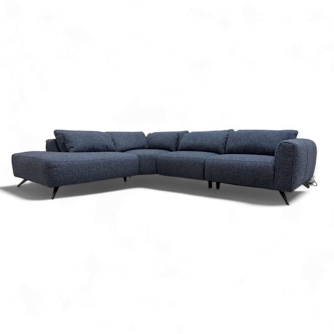 Vinceza LHF Power Reclining Corner Chaise, Navy