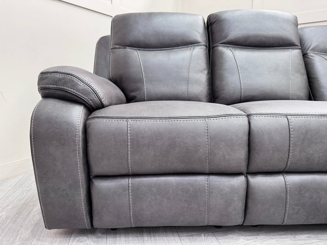 Vinson 3 Seater & 2 Seater Cinemax Sofa, Eiger Graphite