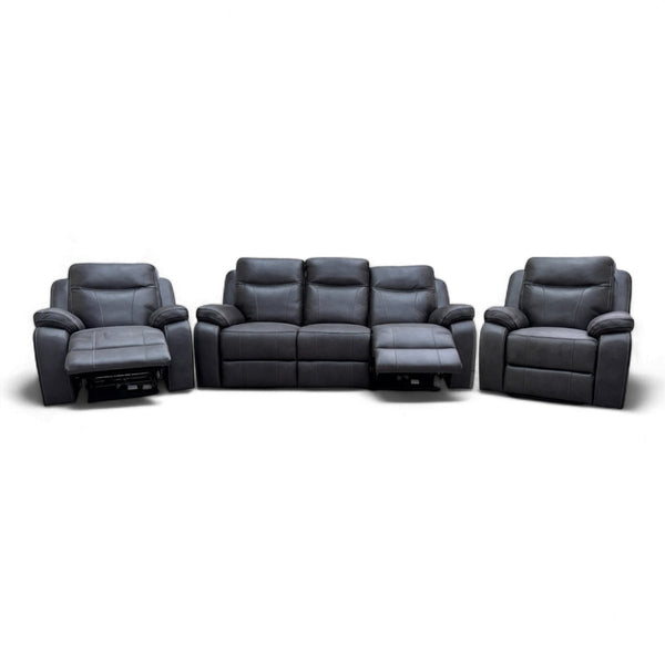 Vinson 3 Seater Sofa & 2 Armchairs, Eiger Graphite