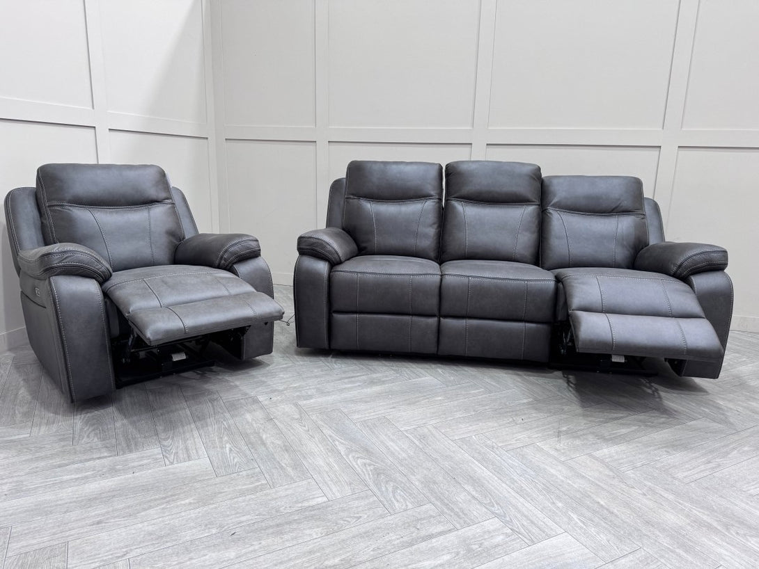 Vinson 3 Seater Sofa & Armchair, Eiger Graphite