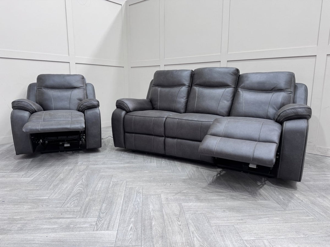 Vinson 3 Seater Sofa & Armchair, Eiger Graphite