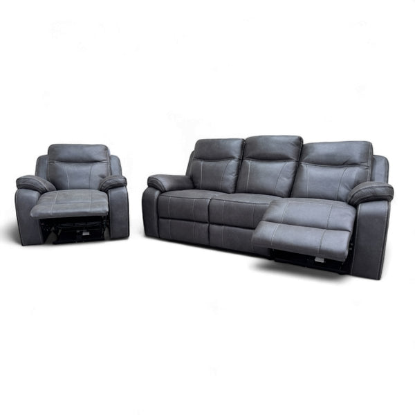 Vinson 3 Seater Sofa & Armchair, Eiger Graphite