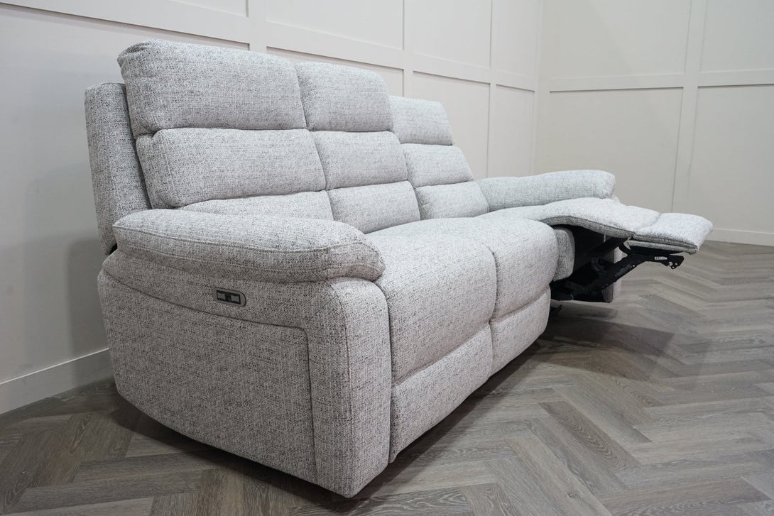 Westbridge 3 + 2 Power Reclining Sofa Set, Heather Grey