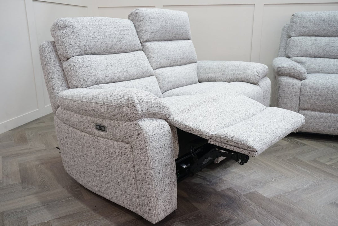 Westbridge 3 + 2 Power Reclining Sofa Set, Heather Grey