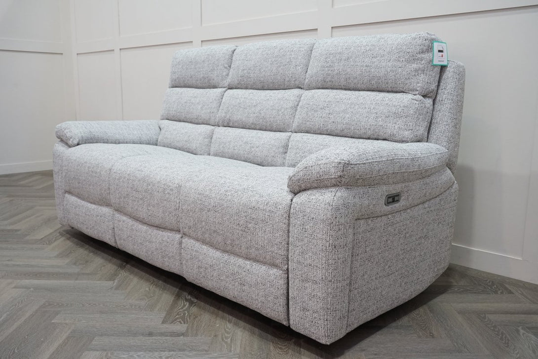 Westbridge 3 Seater Power Recliner Sofas, Heather Grey