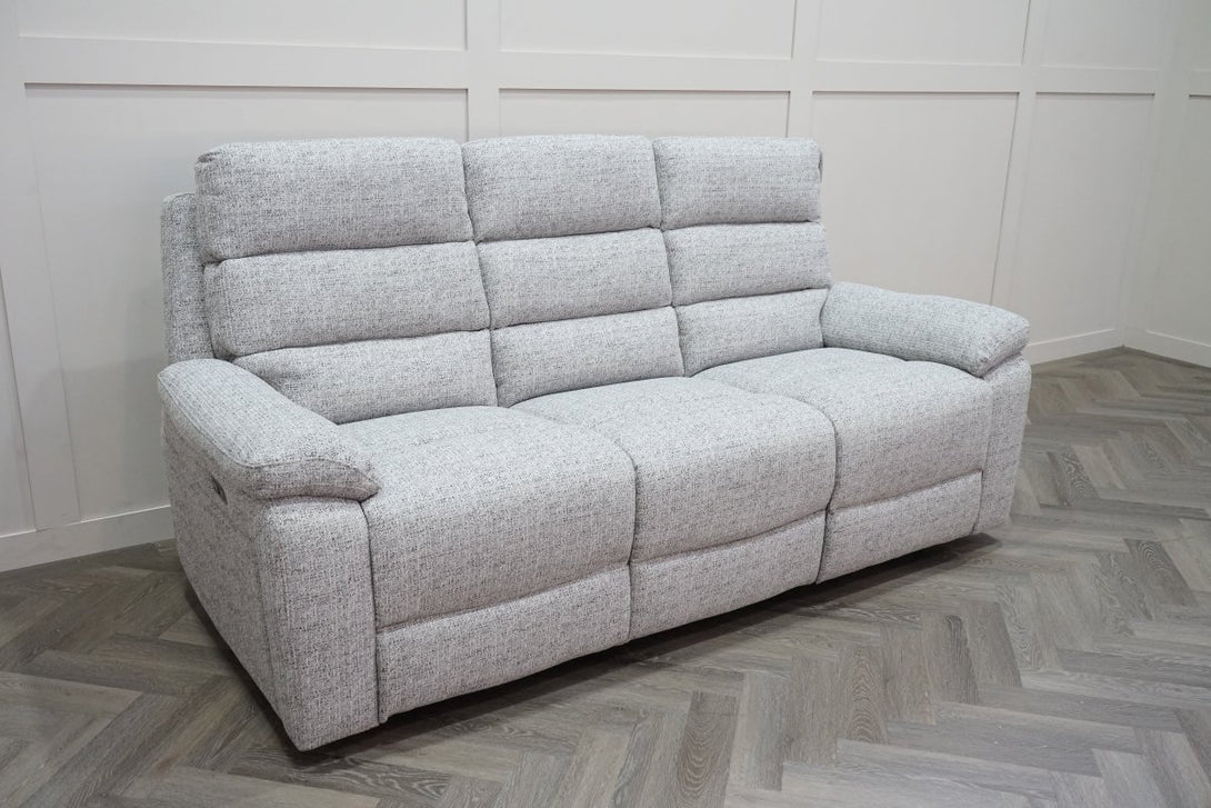 Westbridge 3 Seater Power Recliner Sofas, Heather Grey