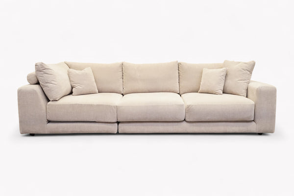 Amalfi Large 4 Seater Sofa, Dusk Sand