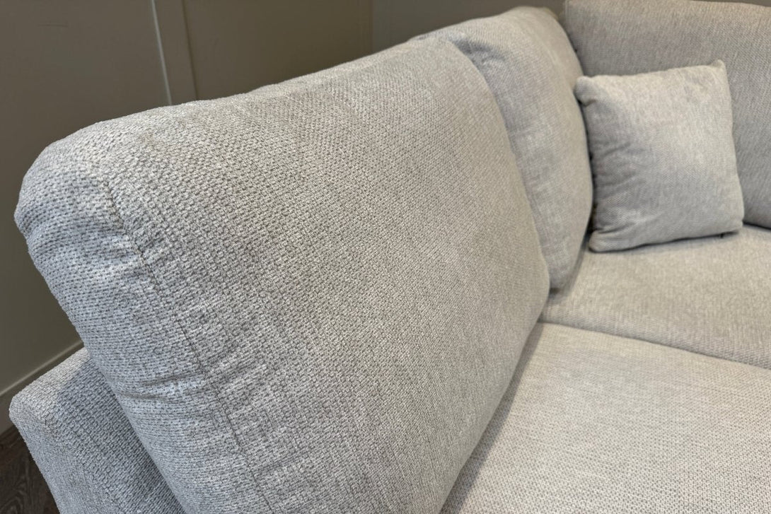 Witton Left Hand Corner Sofa, Stone Chenille
