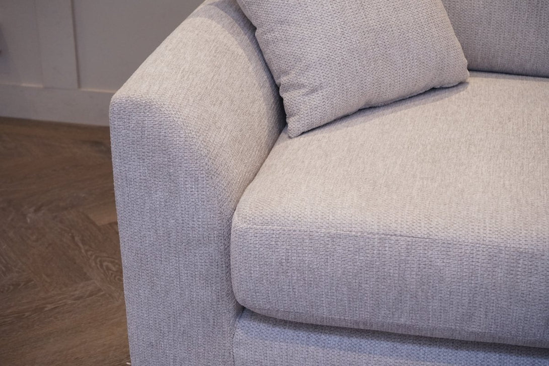 Witton Right Hand Corner Sofa, Stone Chenille