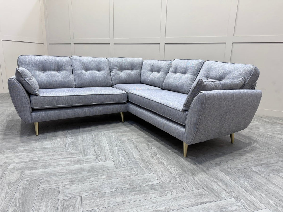 Zinc Large Corner Sofa, Chicory Grey