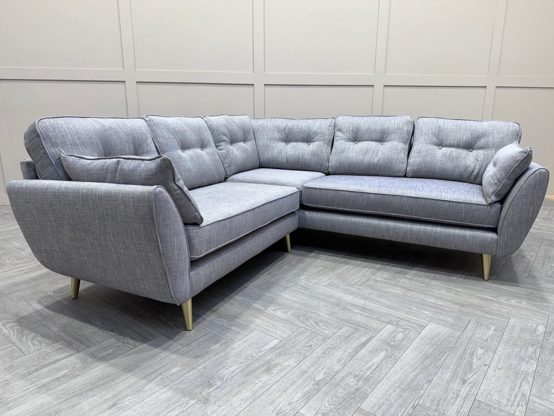 Zinc Large Corner Sofa, Chicory Grey