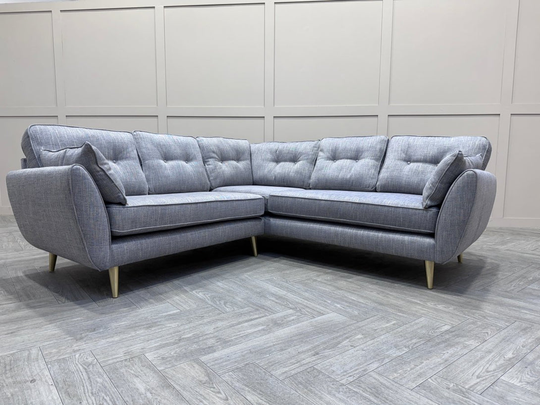 Zinc Large Corner Sofa, Chicory Grey