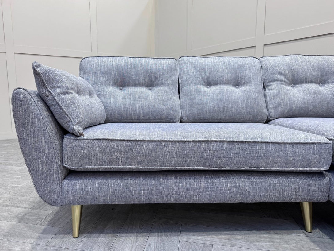 Zinc Large Corner Sofa, Chicory Grey