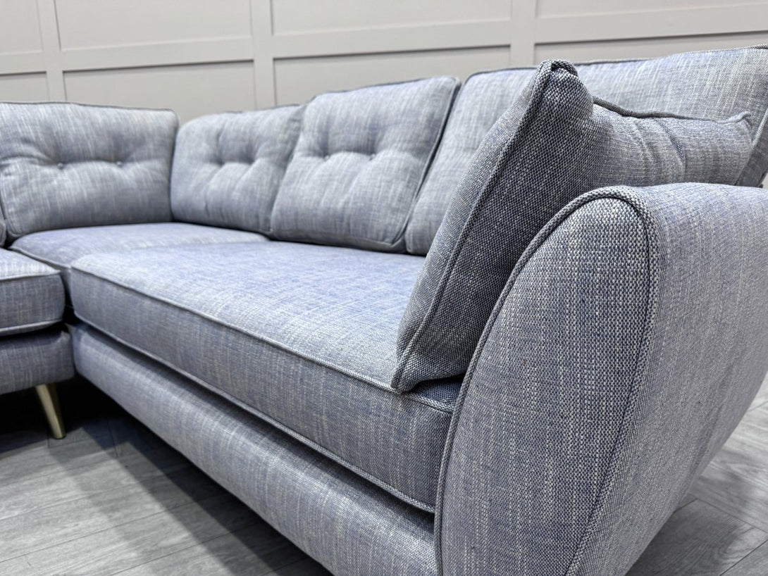 Zinc Large Corner Sofa, Chicory Grey