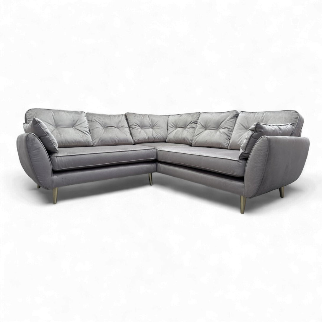 Zinc Large Corner Sofa, Putty