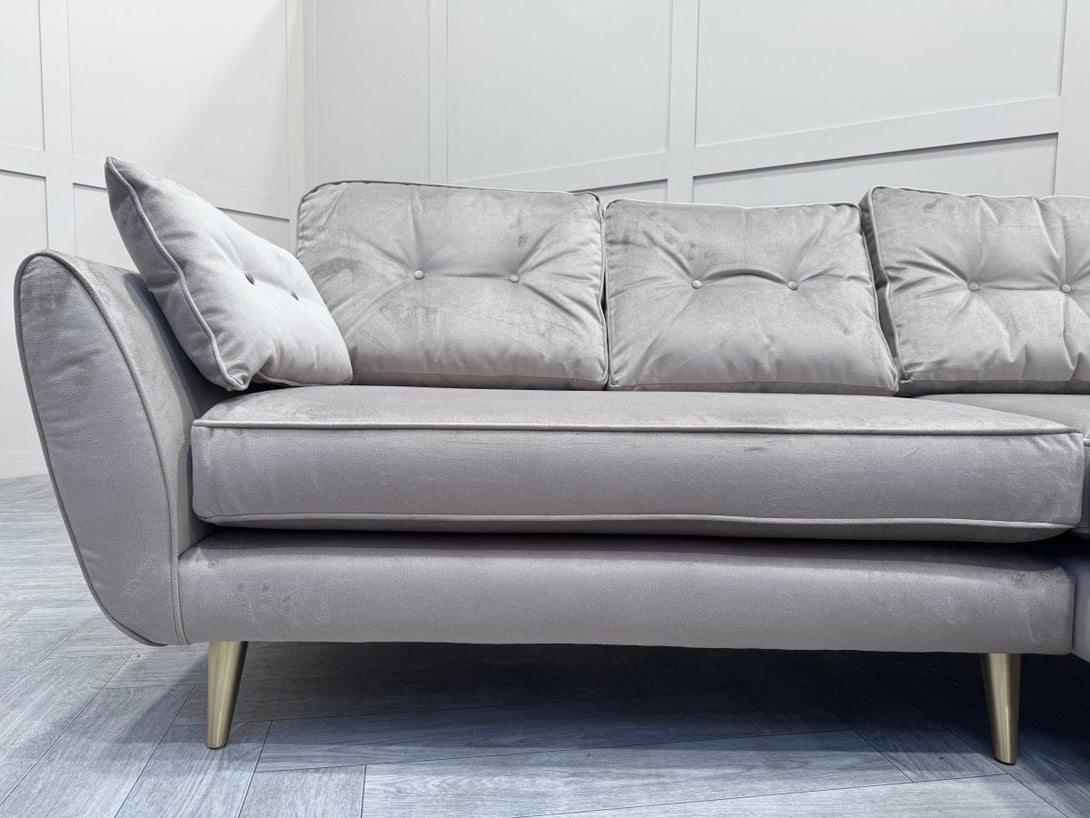 Zinc Large Corner Sofa, Putty