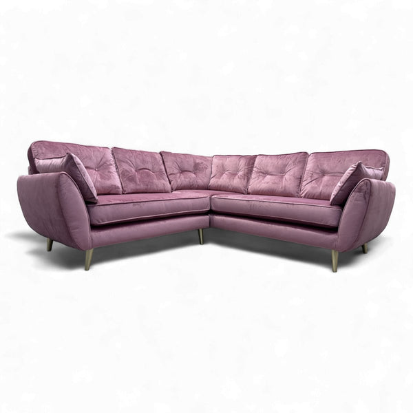 Zinc Large Corner Sofa, Rose